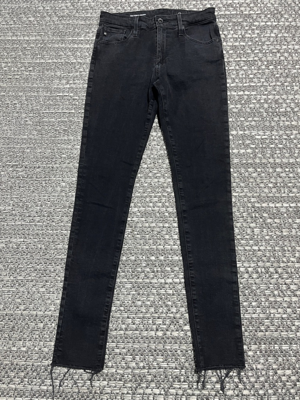 Adriano Goldschmied | The Farrah Black High-Rise Skinny Jeans